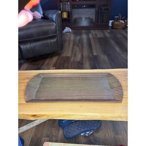 Vintage Toastmaster Hospitality Tray McGraw Electric Wood Grain Serving Platter